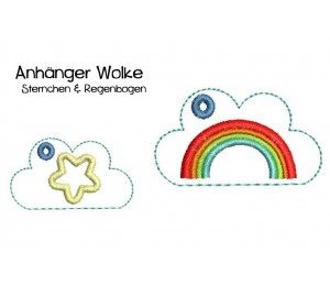ITH Anhänger - Wolke Regenbogen & Stern - kostenlos für ehrenamtliche Sticker